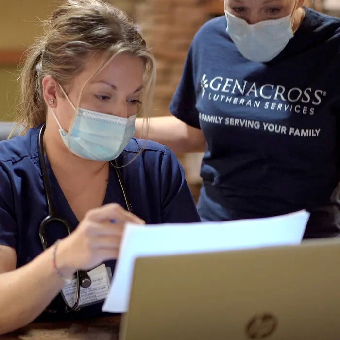 smiling men with stethoscope